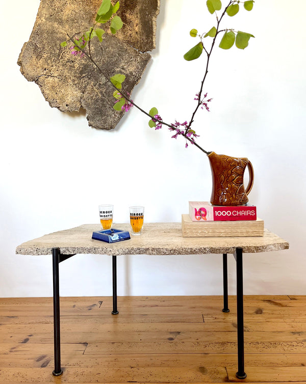 SLAB COCKTAIL TABLE TRAVERTINE