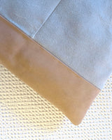 SKY FINE SUEDE THROW PILLOW