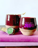 LEATHER & LILAC CANDLE SET OF 2