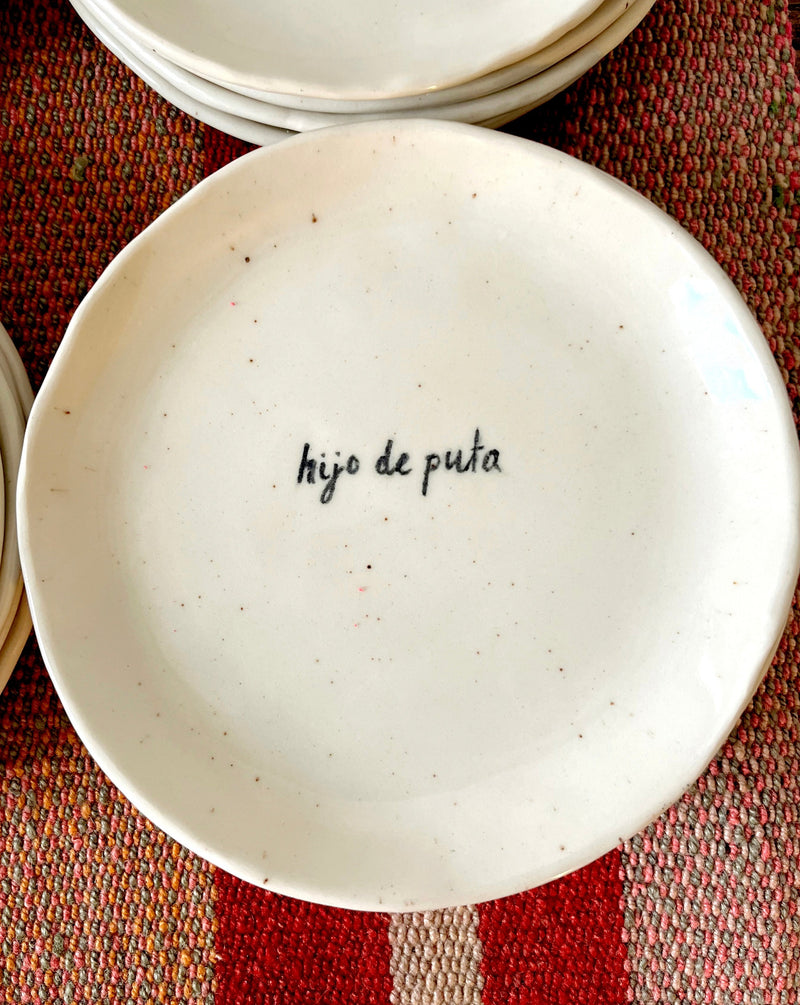 HIJO DE PUTA TAPAS PLATITOS SET OF 2