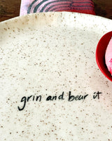 GRIN AND BEAR IT LARGE SERVING TRAY