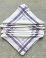 LINEN NAPKINS LILAC SET OF 10